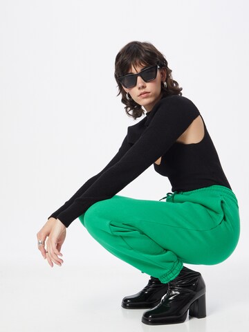 Misspap Tapered Trousers in Green