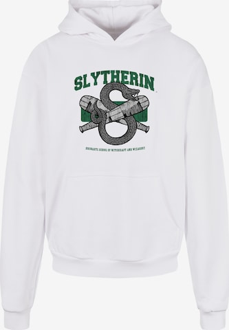 F4NT4STIC Sweatshirt 'Harry Potter Slytherin' in Wit: voorkant