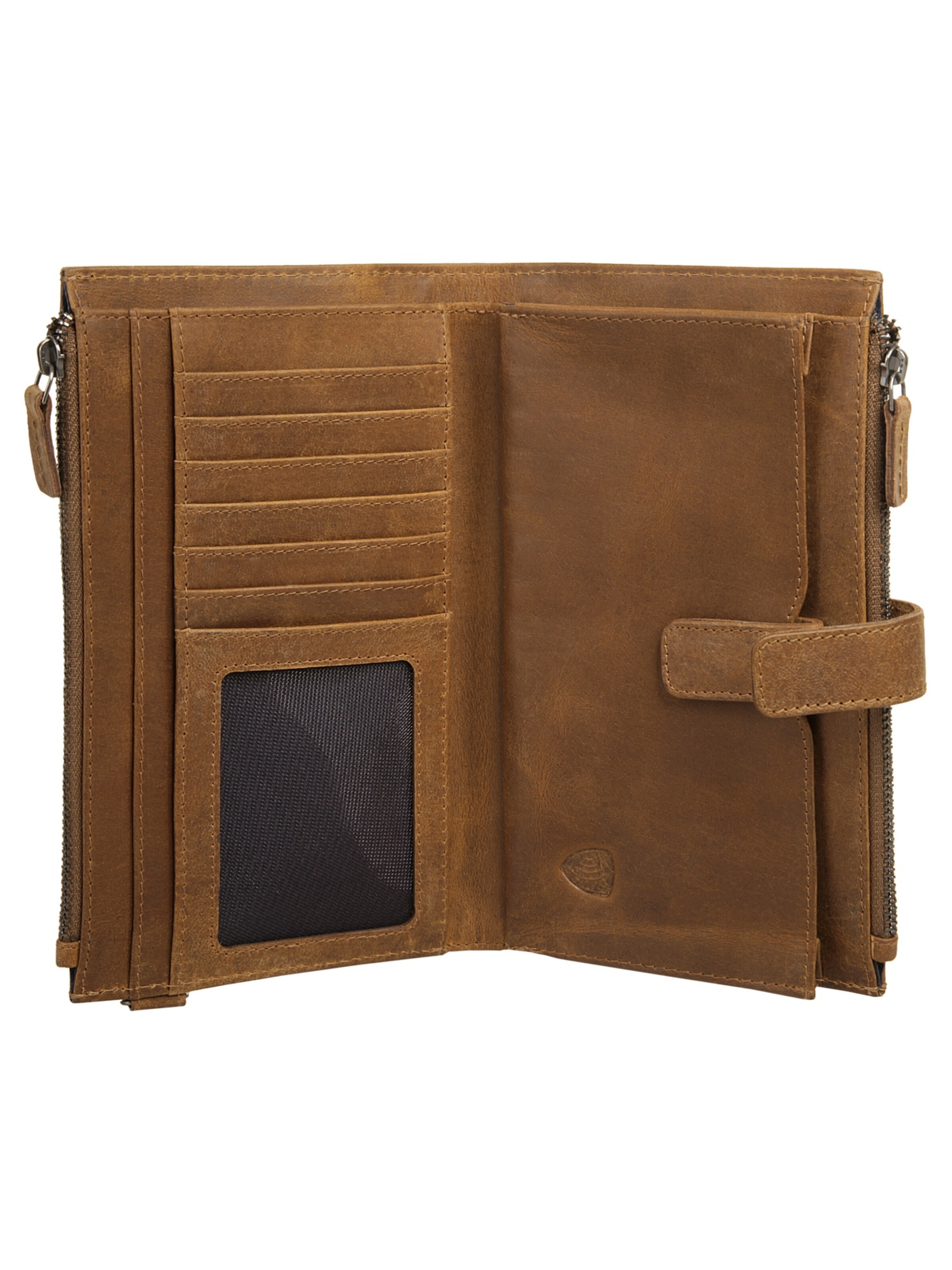 SANSIBAR Portemonnaie 'SYLT'‌‌‌‌‌‌‌‌ in Braun