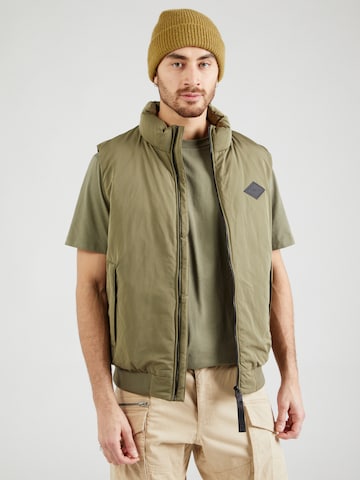 Gilet 'Gilet' REPLAY en vert : devant