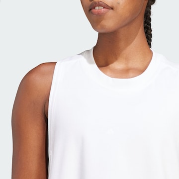 ADIDAS BY STELLA MCCARTNEY Top sportowy w kolorze biały