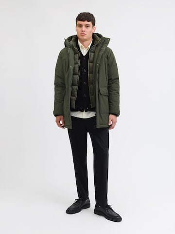 JACK & JONES Between-Seasons Parka 'JJFINN' in Green