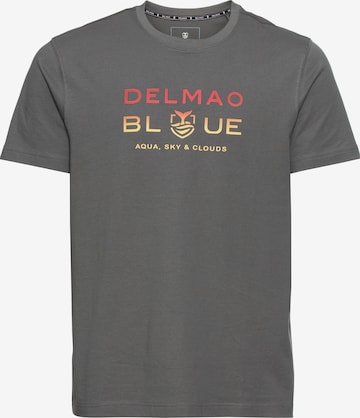 DELMAO T-Shirt in Grau: Vorderseite