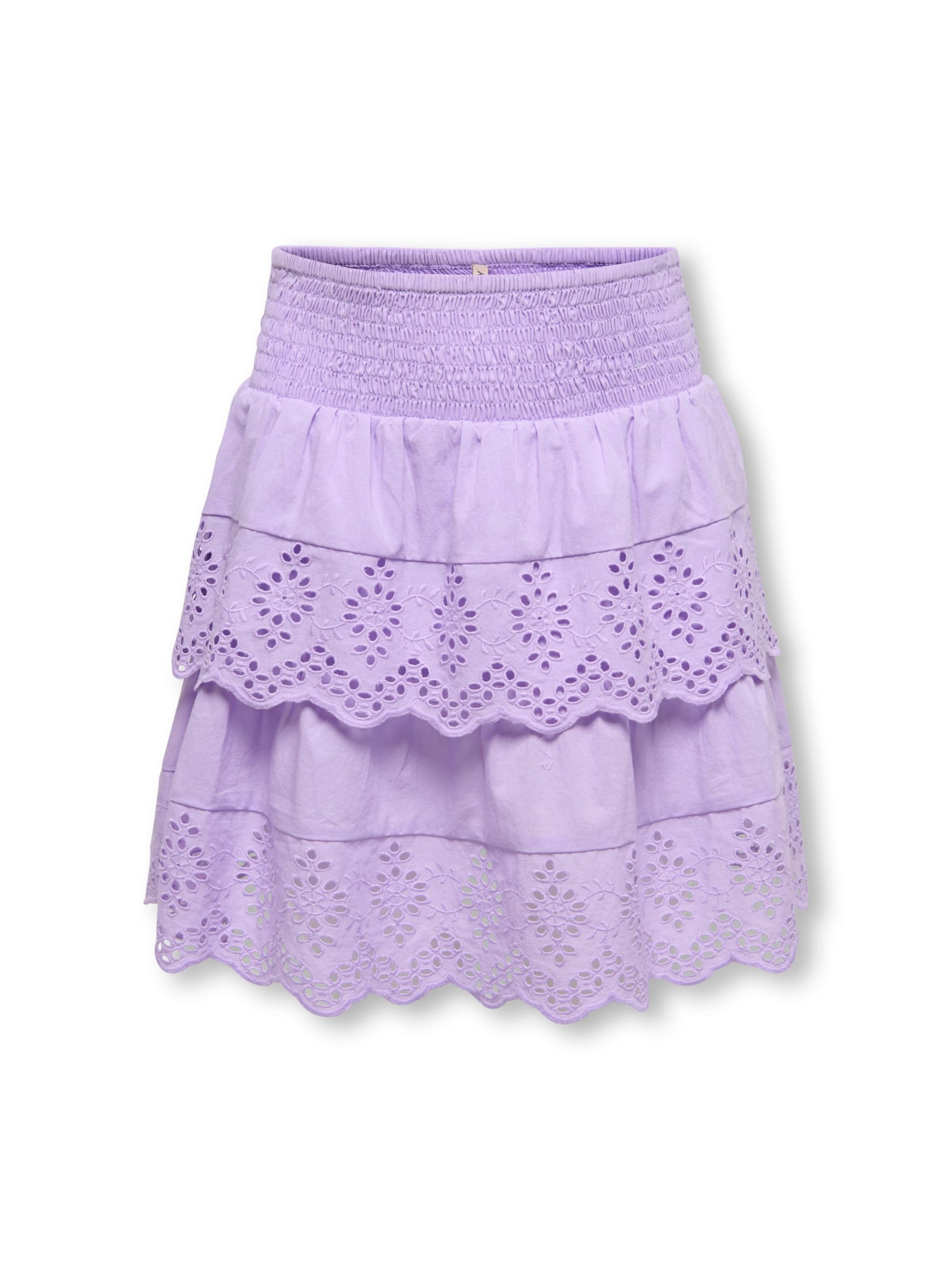 ONLY GIRLS - Falda 'KOGLou' en lila: frente
