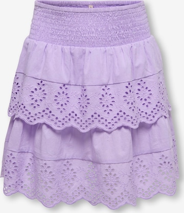 ONLY GIRLS - Falda 'KOGLou' en lila: frente