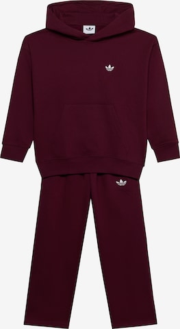 ADIDAS ORIGINALS Juoksupuku värissä punainen: etupuoli