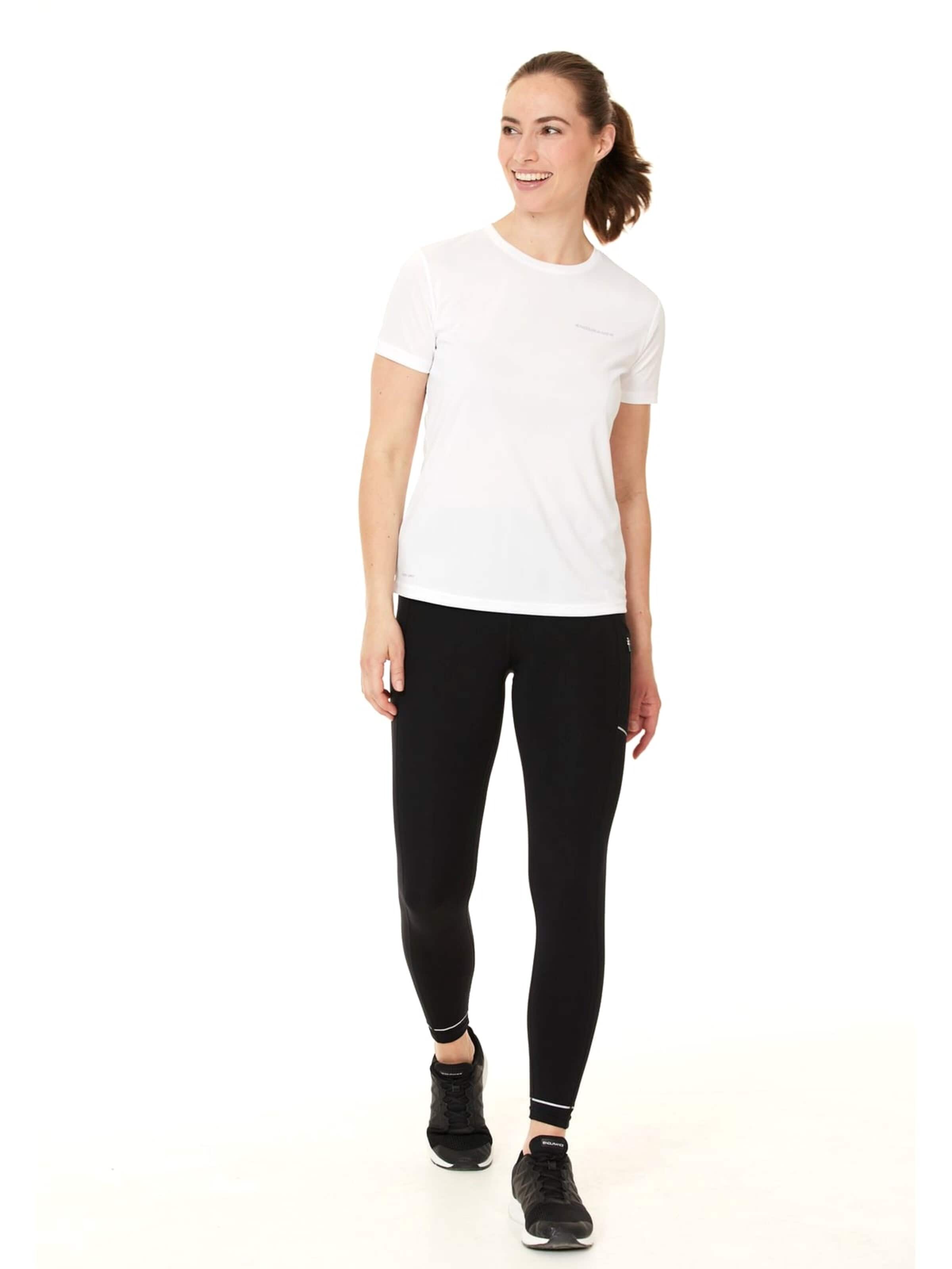 T-shirt fonctionnel 'Keily W S/S Tee' ENDURANCE en blanc