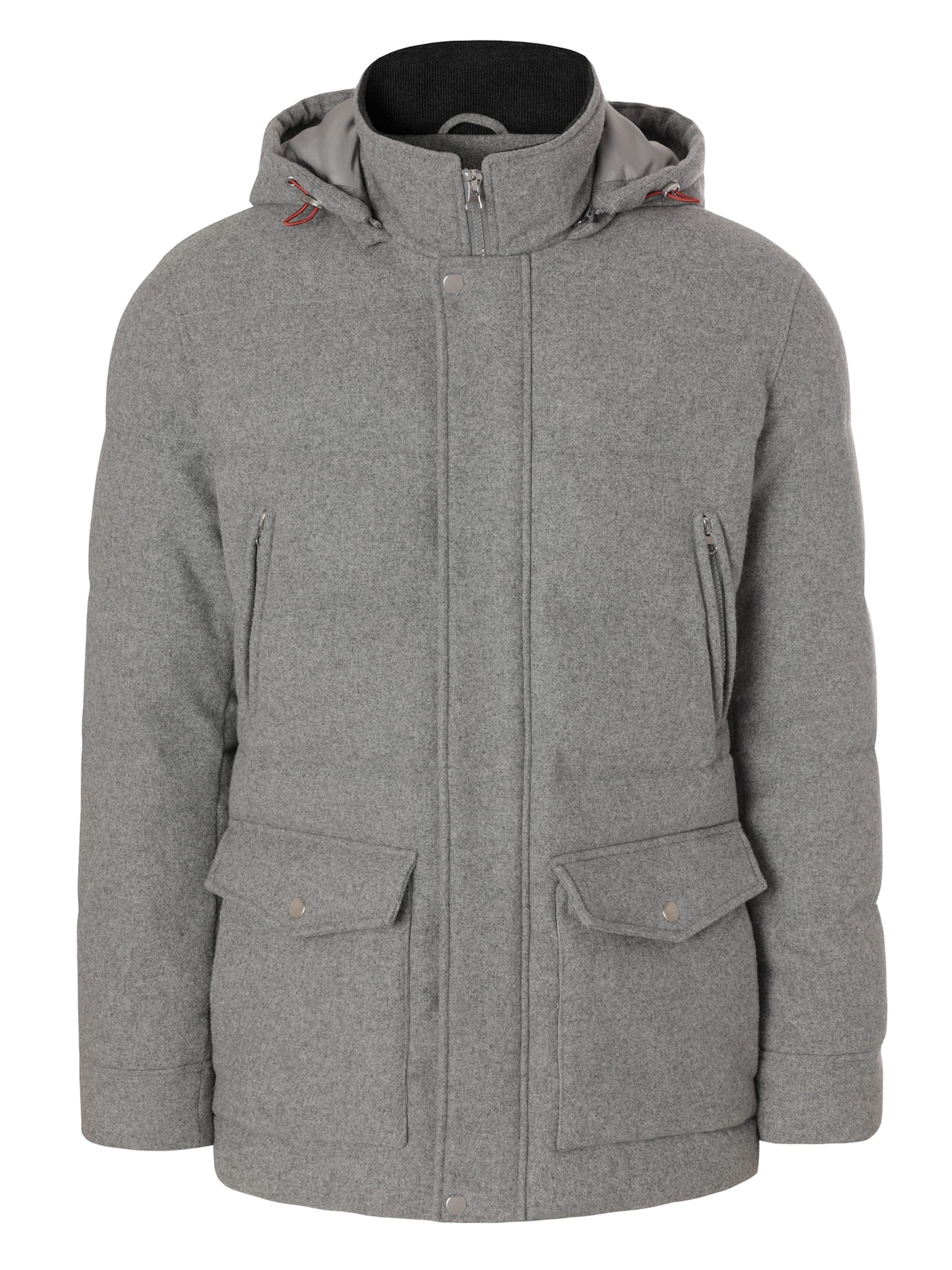 TATUUM Zimska jakna 'ANDRE' | siva barva: sprednja stran