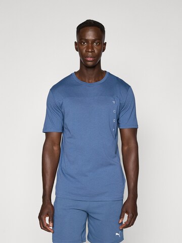 PUMA Functioneel shirt in Blauw: voorkant