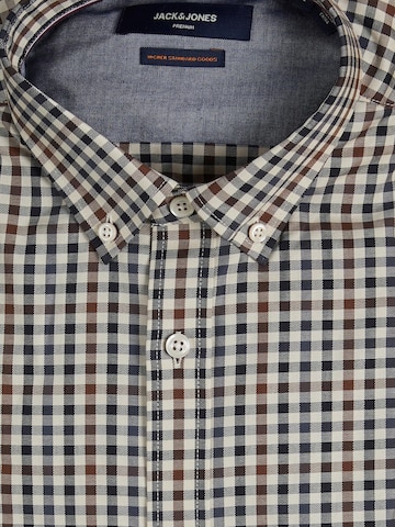 Slim fit Camicia 'Greg' di JACK & JONES in beige