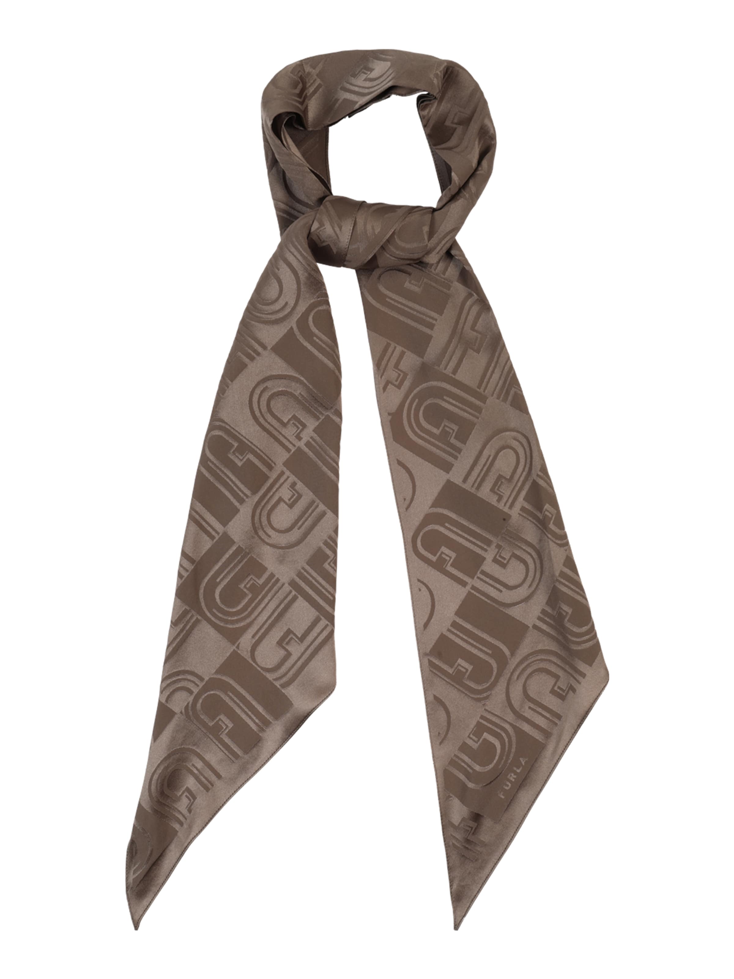 FURLA Šátek 'FIONA' – šedá: přední strana