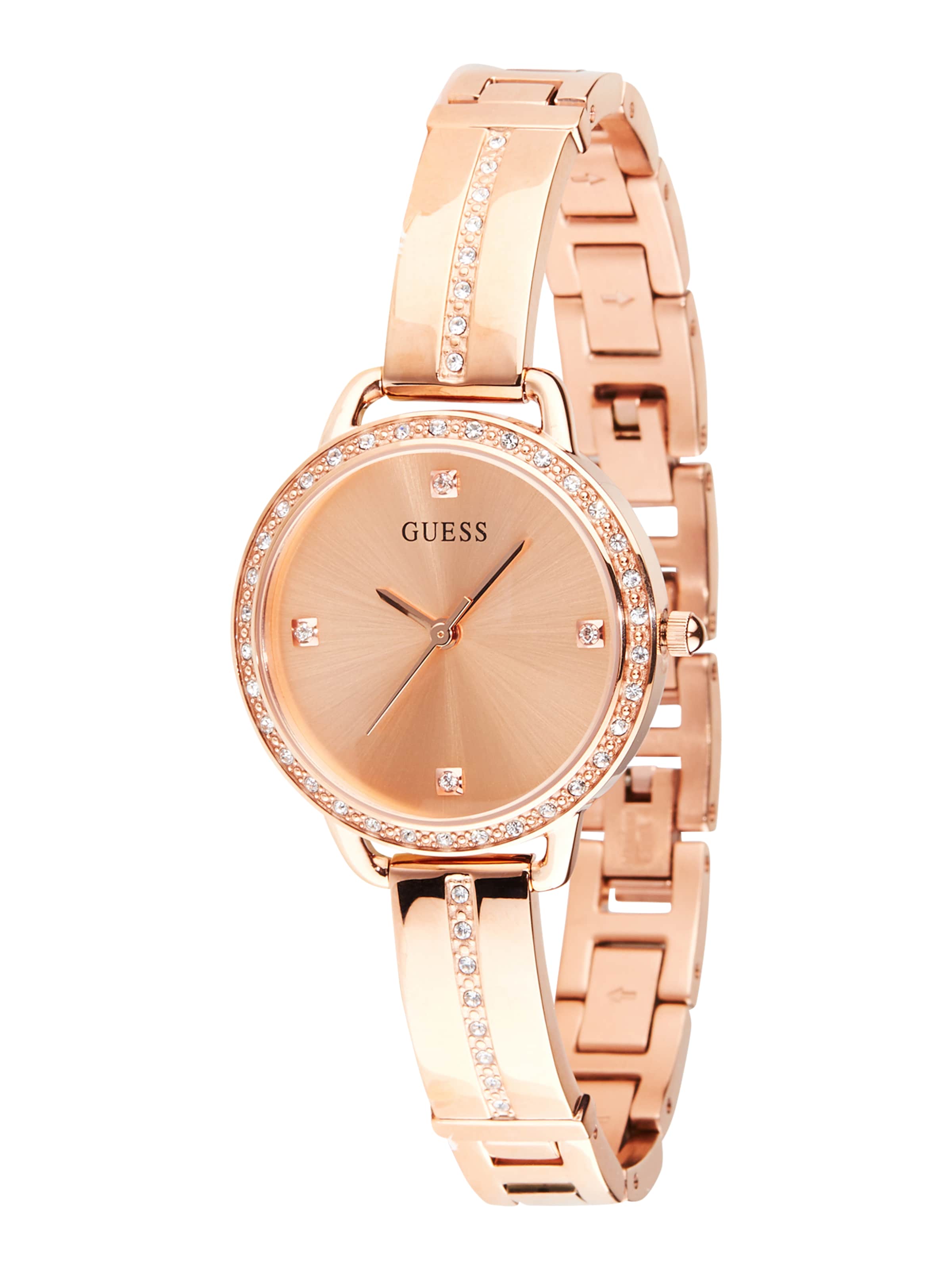 GUESS Analog watch in Bronze: front
