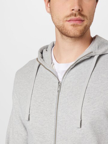 ARMEDANGELS Zip-Up Hoodie 'GAASTON' in Grey