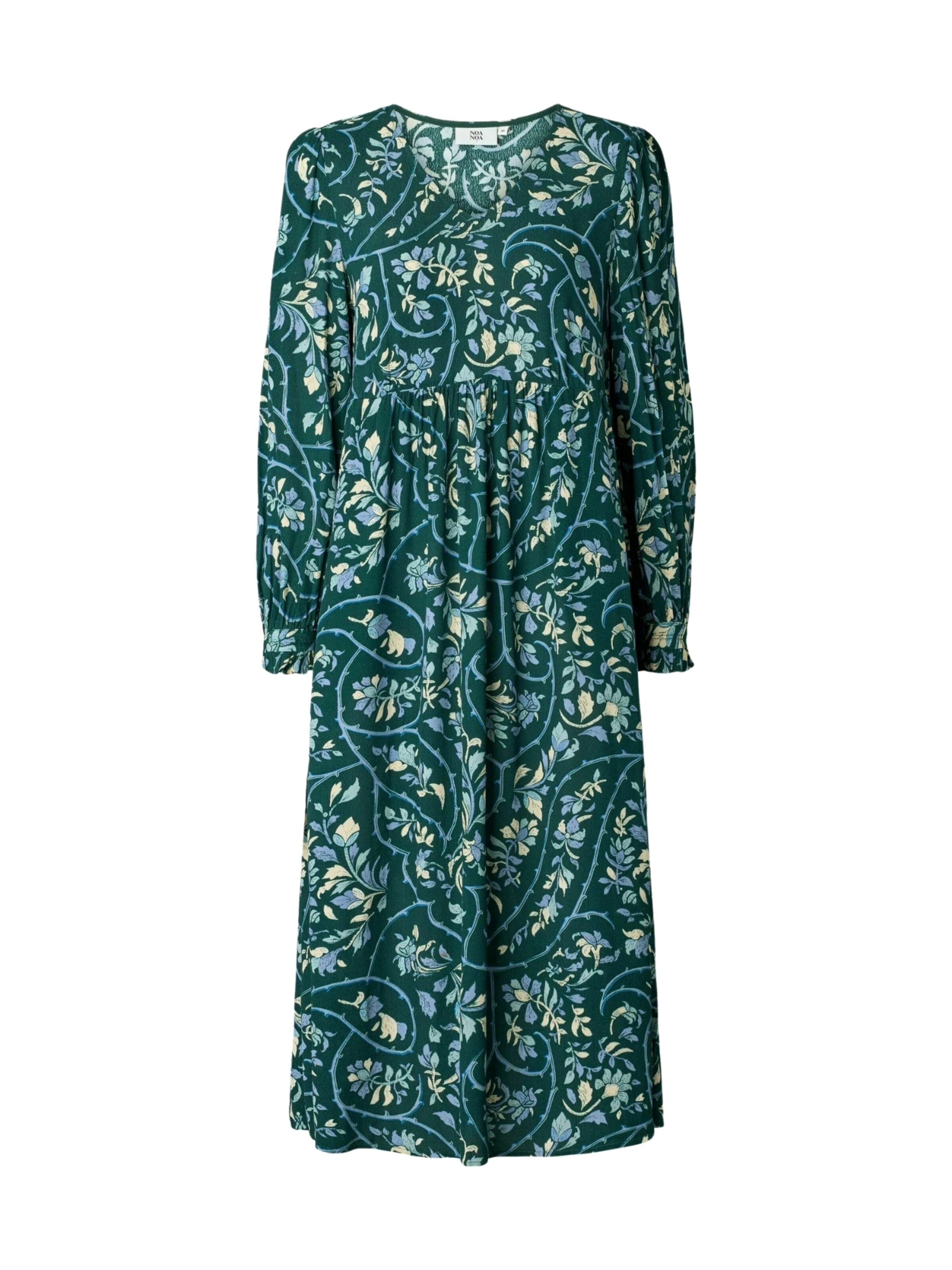 Noa Noa Dress ' JanelleNN ' in Grün: Vorderseite