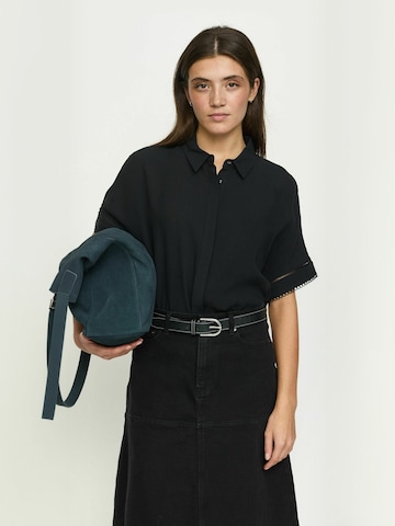 T-shirt ' SRLima ' Soft Rebels en noir : devant