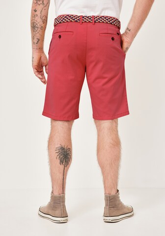 REDPOINT Slim fit Chino Pants 'Surrey' in Red
