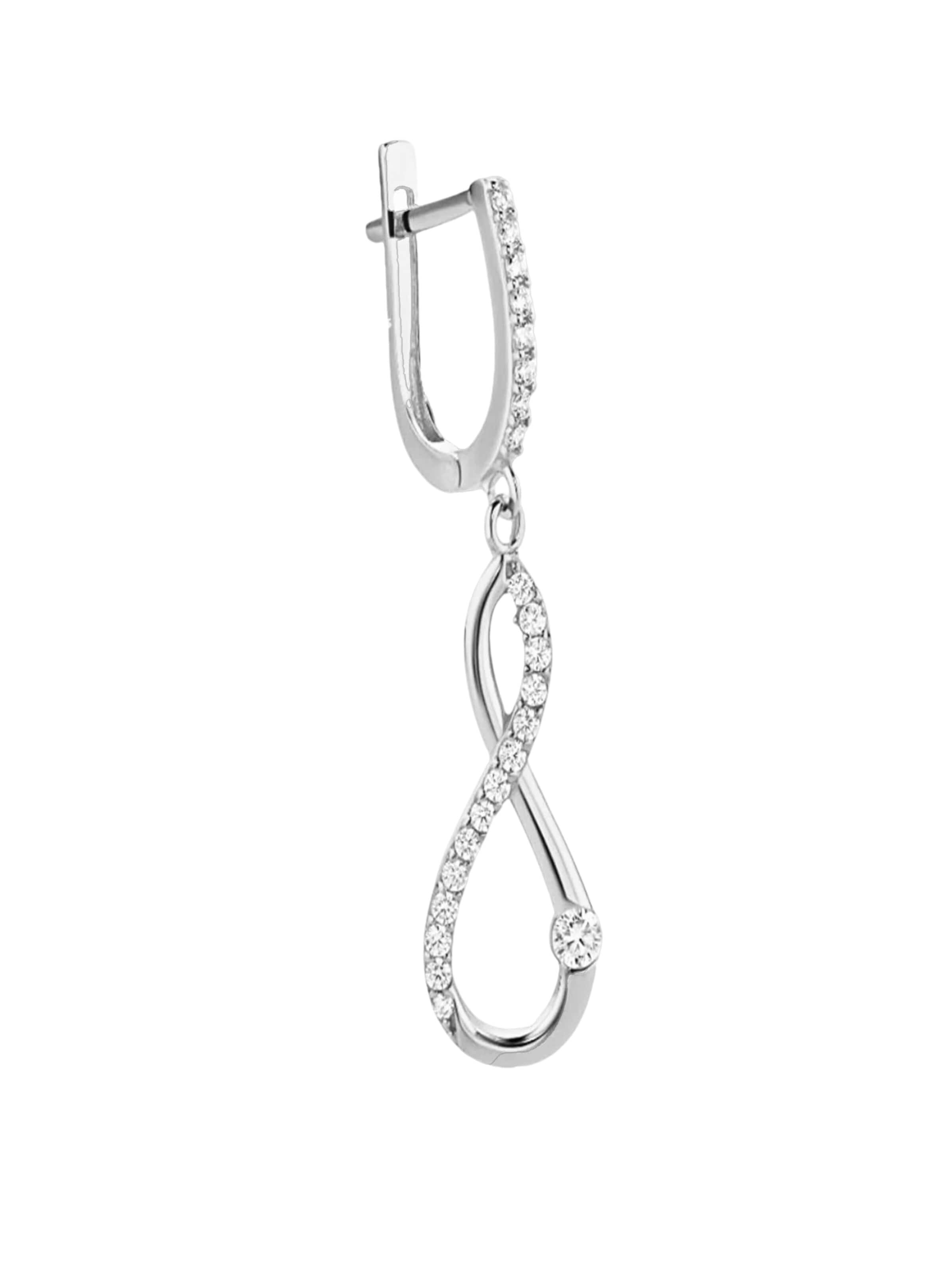 Orecchini 'Ohrringe aus 585 Weißgold' di DIAMANT LETERNEL in argento