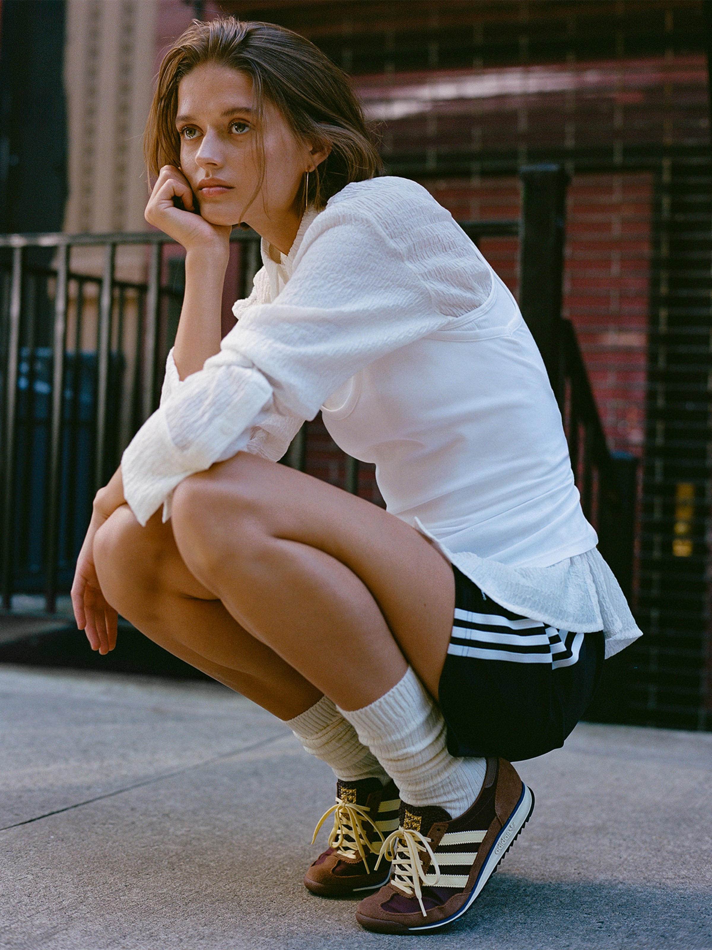 ワンピース *Adidas*adidas*Adidas* Firebird Knit Skirt Black IY7279 adidas Originals skirt Knitted Skirt black color IY7279 at