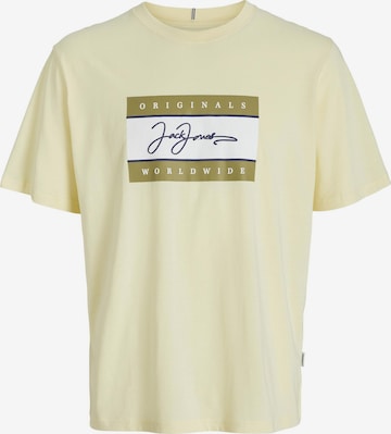 JACK & JONES Shirt 'JORFrederiksberg' in Geel: voorkant