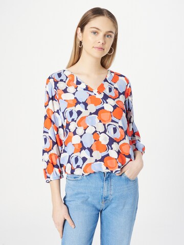 TOM TAILOR Blouse in Blauw: voorkant