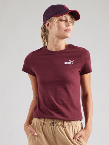 T-shirt fonctionnel 'ESS Small No. 1' PUMA en rouge : devant