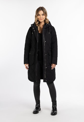 DreiMaster Vintage Between-seasons coat in Black: front