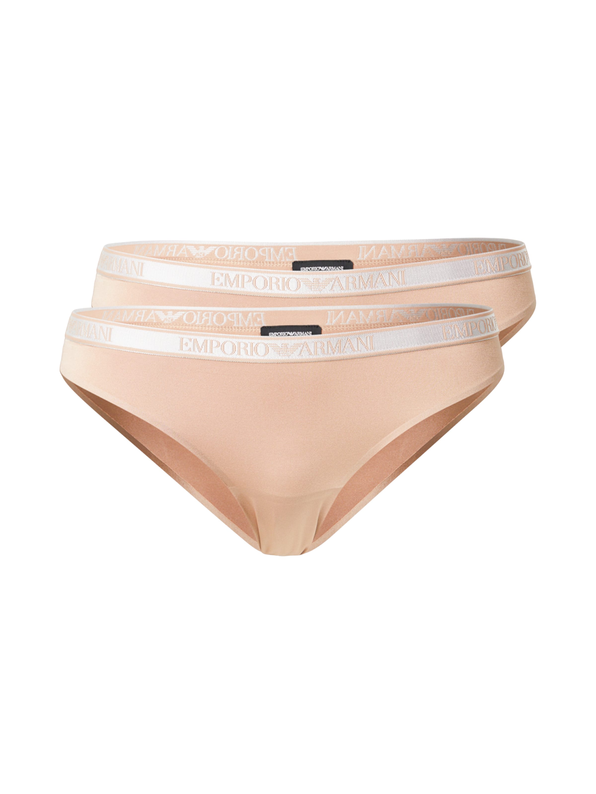 Slip di Emporio Armani in beige: frontale