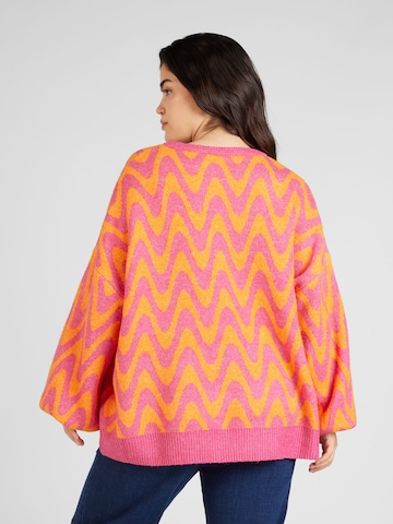 ONLY Carmakoma - Pullover 'GEORGINA' em rosa