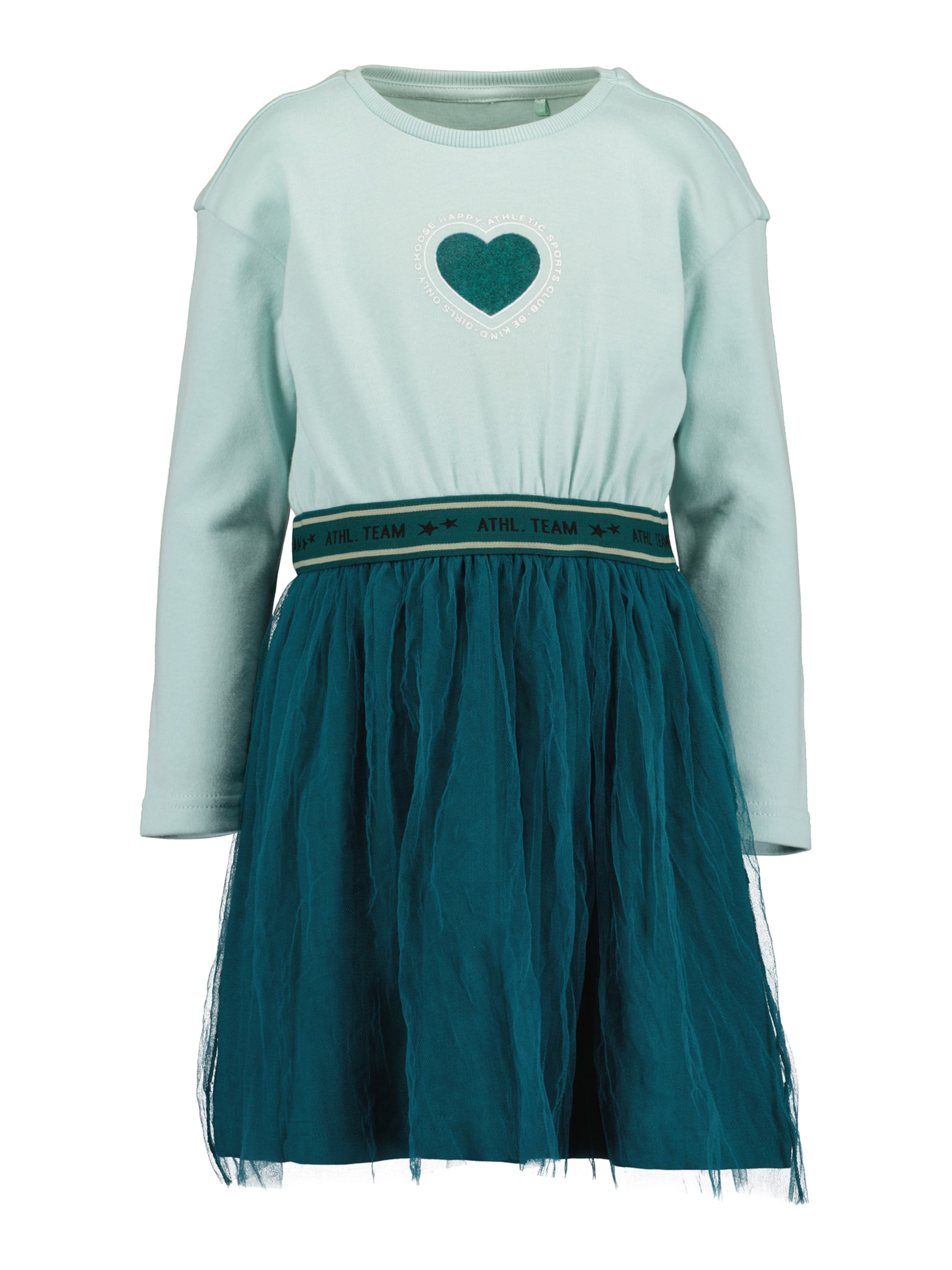 BLUE SEVEN Kjole i grøn: forside