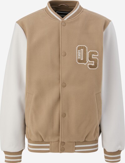 QS Between-Season Jacket in Light brown / Wool white, Item view