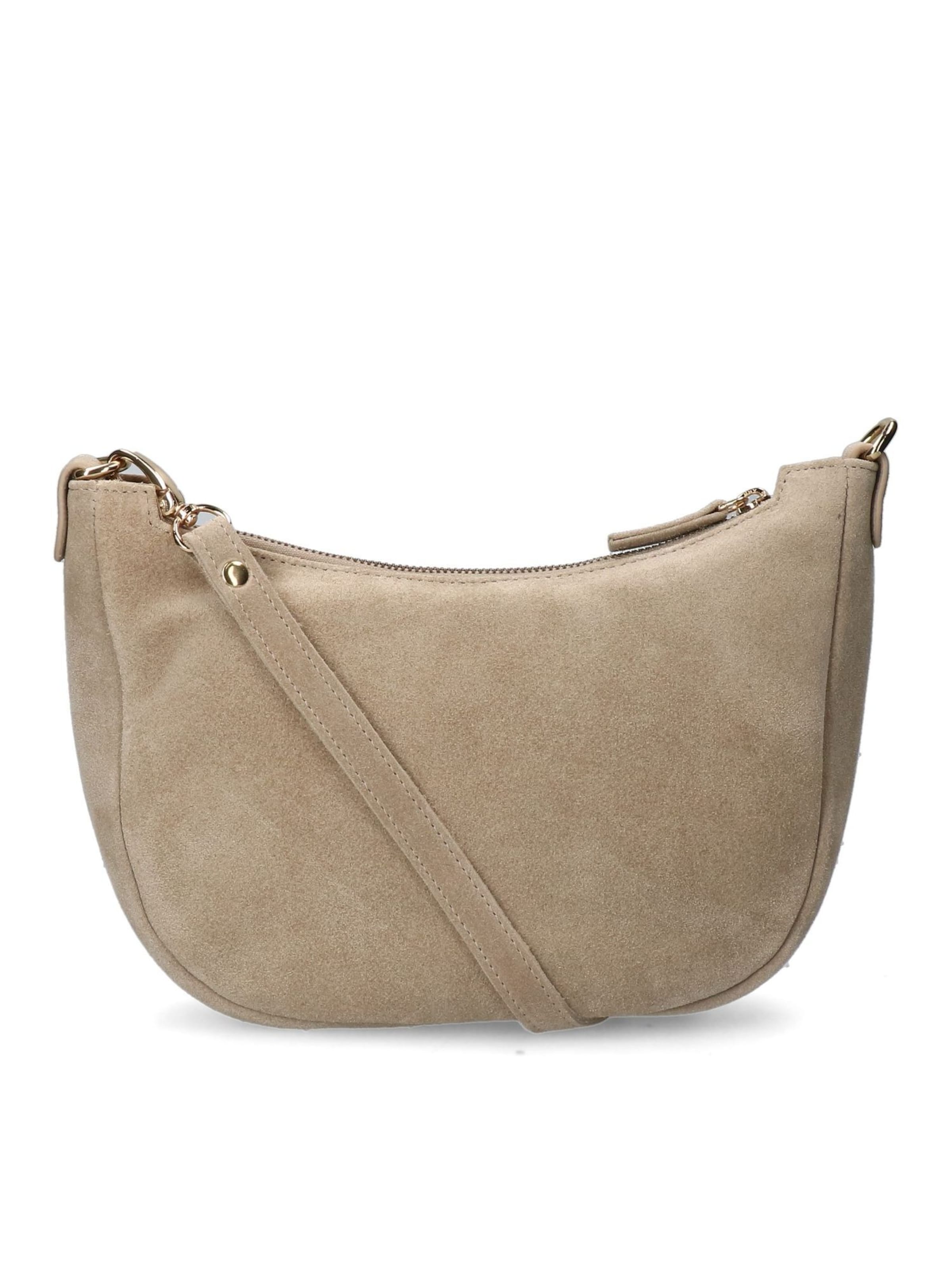 MANFIELD Crossbody Bag in Beige: front