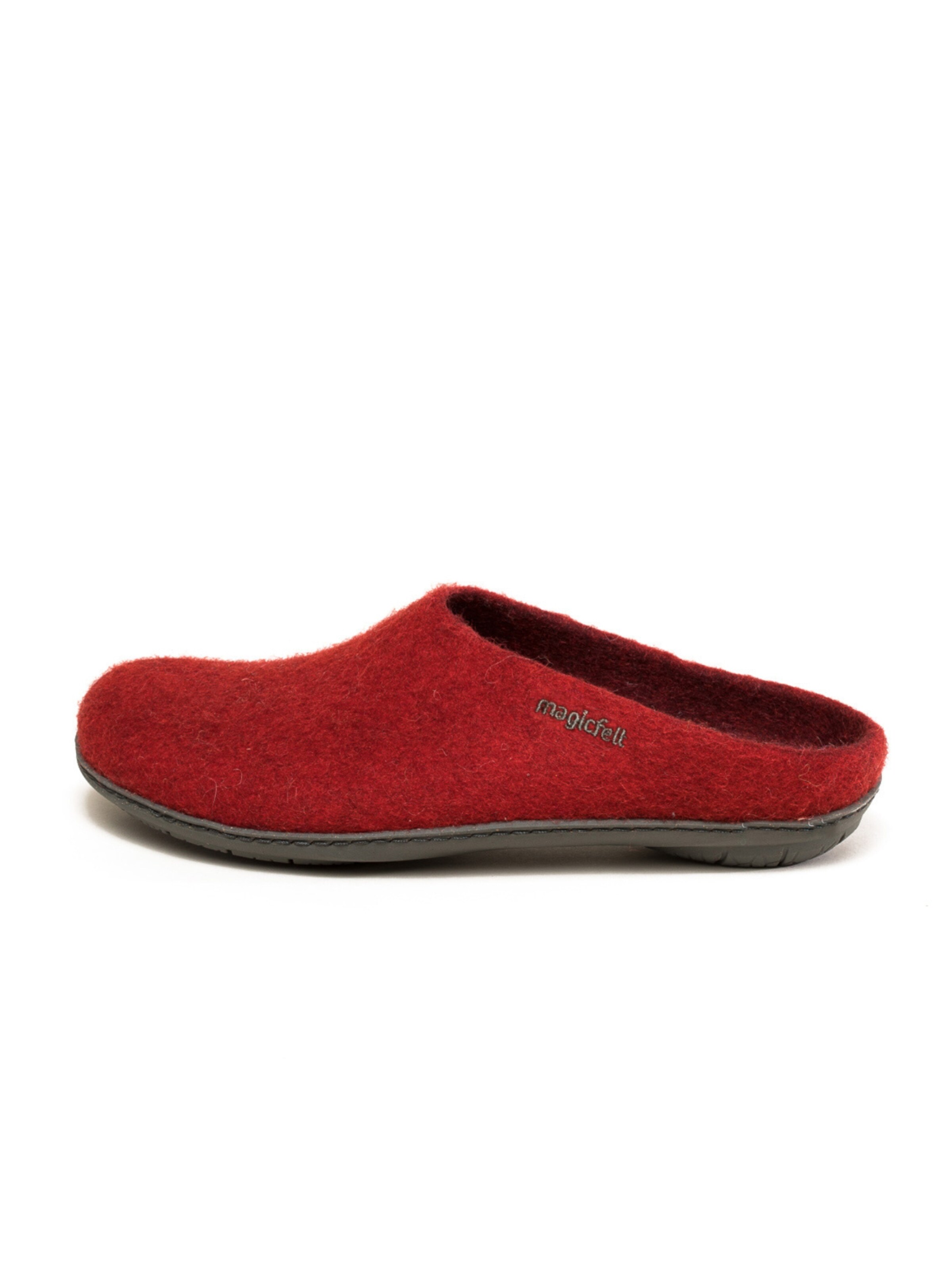 MagicFelt Hausschuh '736'‌‌‌‌‌‌‌‌‌‌ in Rot: Vorderseite