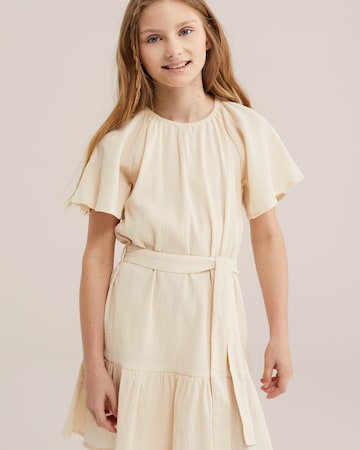 WE Fashion Платье в Бежевый