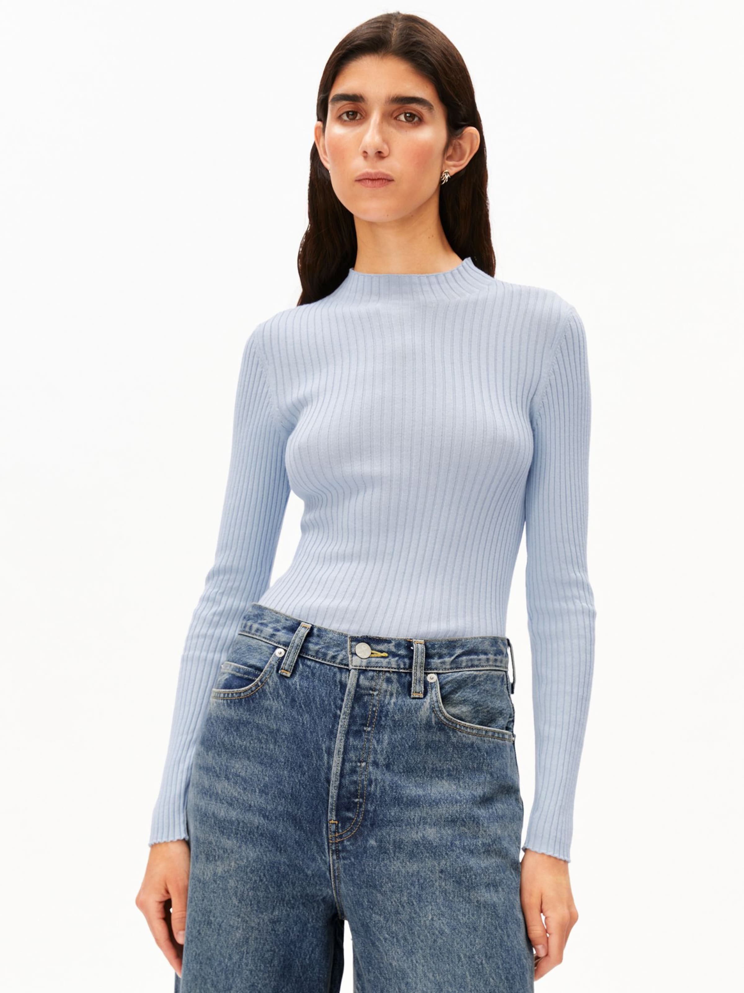 ARMEDANGELS Trui in Blauw: voorkant