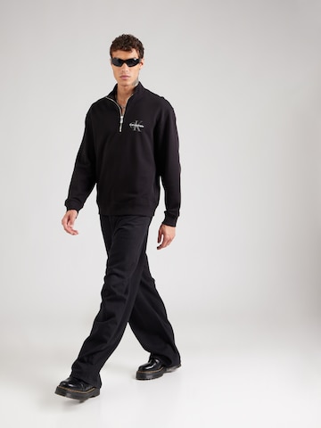 Calvin Klein Jeans Mikina – černá