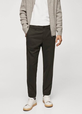 MANGO MAN Tapered Hose 'Murlo' in Braun: Vorderseite