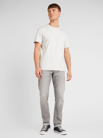 Tricou 'DIFFUSED STACKED' de la Calvin Klein Jeans pe gri