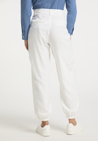 usha BLUE LABEL Tapered Cargo trousers in White