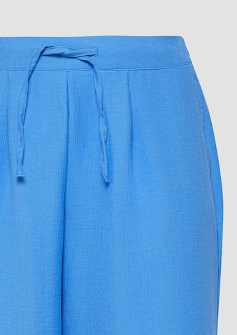 Wide Leg Pantalon QS en bleu