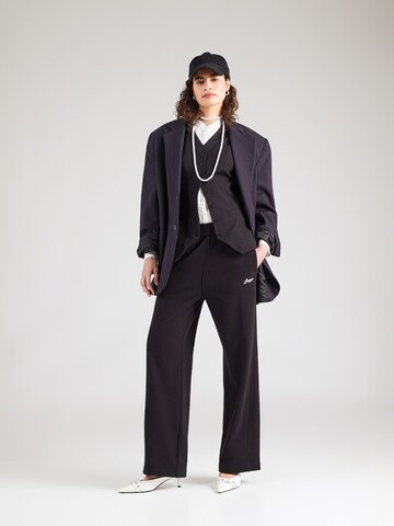 Largi Pantaloni 'C_Endless' de la BOSS pe negru