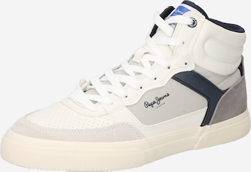 Pepe Jeans High-Top Sneakers 'KENTON' in White: front