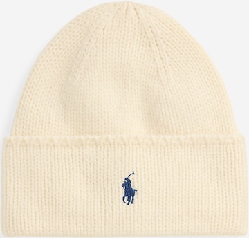 Bonnet 'Pony' Polo Ralph Lauren en beige : devant