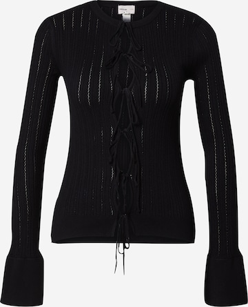 River Island Sweater 'CARDI' in Black: front