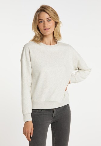 usha BLUE LABEL Sweatshirt in Wit: voorkant