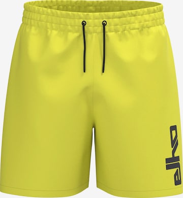 elho Swimming Trunks 'Hawaii 89' in Yellow: front