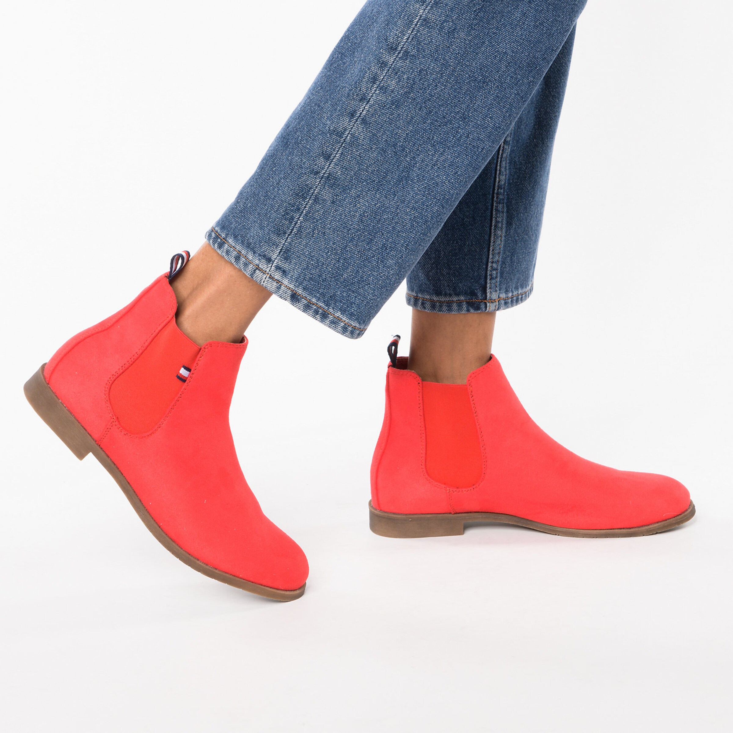Frauen Stiefeletten Inselhauptstadt Chelsea Boots in Rot - FM08218 Frauen Stiefeletten Inselhauptstadt Chelsea Boots in Rot - FM08218