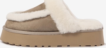 Pantoufle 'Alaska' Nuvola. en gris : devant