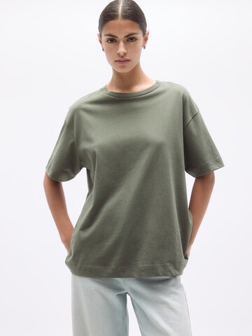 Pull&Bear T-Shirt in Grau: predná strana