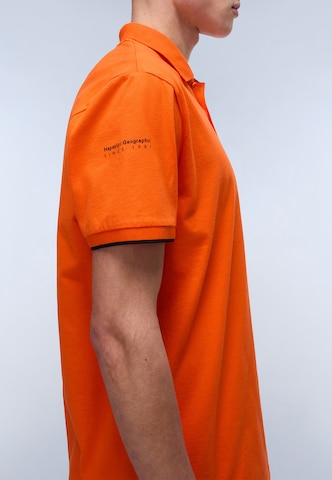 NAPAPIJRI Shirt 'E-Badge Sum' in Orange