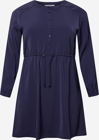ABOUT YOU Curvy Shirt Dress 'Paula' in Blue: front